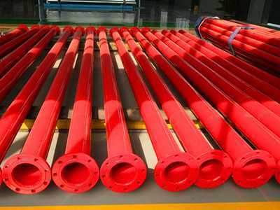 消防涂塑鋼管法蘭連接